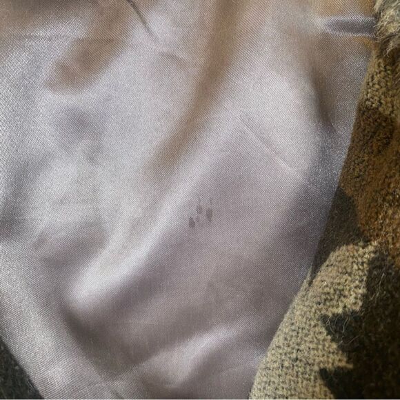 High Line Vintage Southwest Style Coat W/Faux Fur Collar and Cuffs Size Medium - Picture 12 of 16